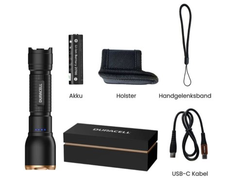 Duracell DF1500R Gift Box Latarka Czarny