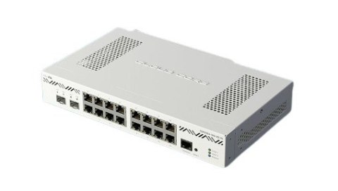 Router Mikrotik CCR2004-16G-2S+PC Total Ethernet  Ports:18; Architecture:ARM 64bit; CPU core:4
