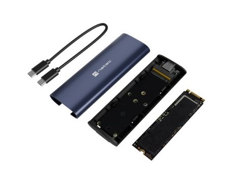 NATEC OBUDOWA SSD RHINO M.2 NVME LITE USB-C 3.2