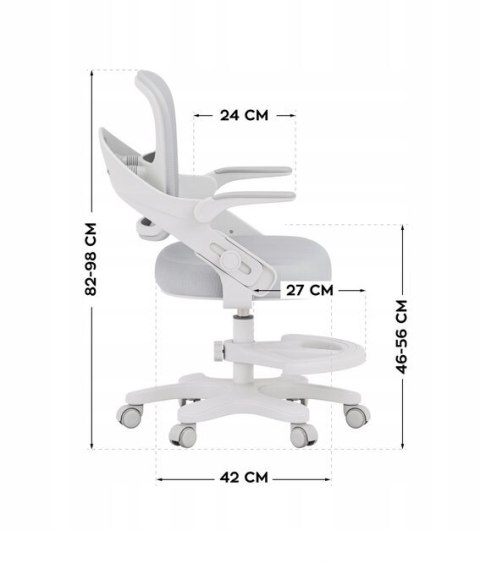 Fotel obrotowy Junior 4.3 Grey