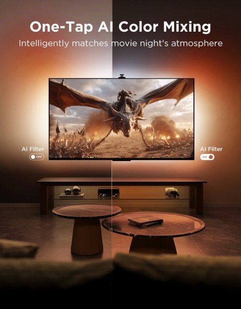 Govee TV Backlight Taśma LED do telewizora 55-65 cali, AI, RGBWWIC, Wi-Fi, Bluettoth R2A80