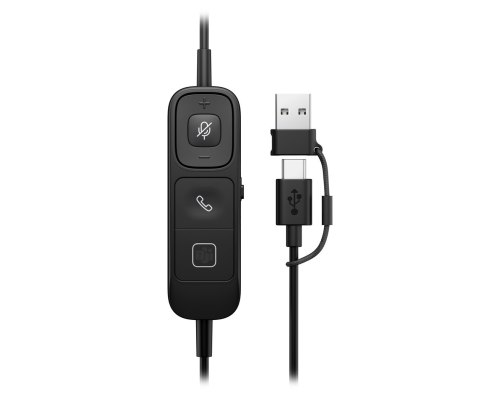 Słuchawki przewodowe HP Poly Mission 815 Monaural USB Wired Headset