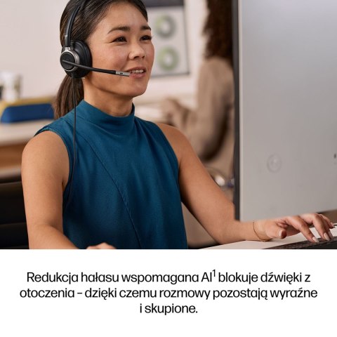 Słuchawki przewodowe HP Poly Mission 815 Monaural USB Wired Headset