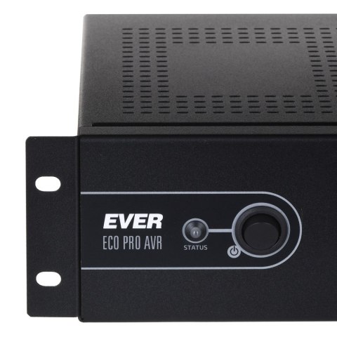 Zasilacz UPS EVER ECO Pro 1000 AVR CDS 19" 2U (Rack; 1000VA) (W/EAVRRM-001K00/00)