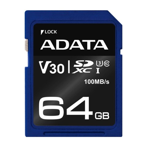 ADATA Premier Pro SDXC 64 GB Class 10 UHS-I/U3 V30