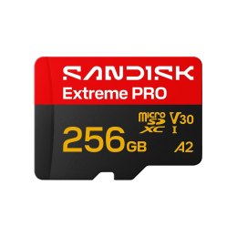 Sandisk Extreme Pro microSD UHS-I 256GB MicroSD 250MB/s(R) / 170MB/s(W)