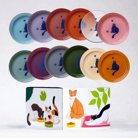 ANIMAL ISLAND NEW JELLY EVERYDAY 12X85g+talerzyk