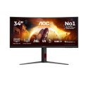MONITOR AOC LED 34" CU34G4Z Fast VA WQHD 240Hz
