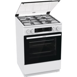 Gorenje | Cooker | GK6C4WF | Hob type Gas | Oven type Electric | White | Width 60 cm | Grilling | Depth 60 cm | 71 L