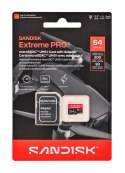 Sandisk Extreme Pro microSD UHS-I 64GB MicroSD 200MB/s(R) / 90MB/s(W)