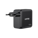 UNITEK ŁADOWARKA GAN Z WYŚWIETLACZEM 140W 3XUSB-C