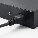 Qoltec Przełącznik sieciowy SWITCH Gigabit Ethernet | 24x RJ45 | 2x SFP | 1000 Mb/s (OUTLET)
