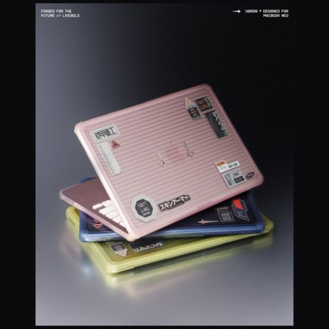 Etui Skinarma Protective Cover Vibron do MacBook Neo 13" żółty
