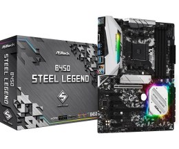 Płyta główna B450 STEEL LEGEND AM4 4DDR4 DP/HDMI ATX