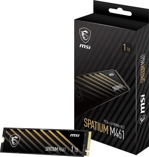 Dysk SSD MSI Spatium M461 1TB (M.2 2280″ /1TB )