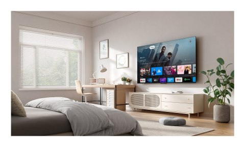 Telewizor TCL 43P6K LED 43" 4K Ultra HD Google TV Dolby Digital DVB-T2 Metaliczny