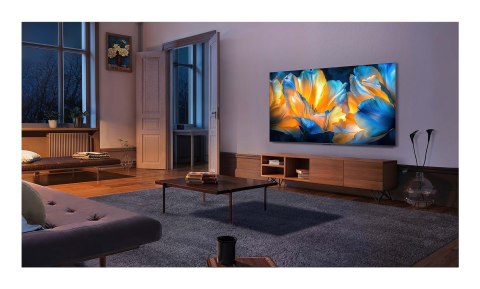 Telewizor TCL 65C69KS QD-Mini LED 65" 4K Ultra HD Google TV Dolby Atmos Metaliczny