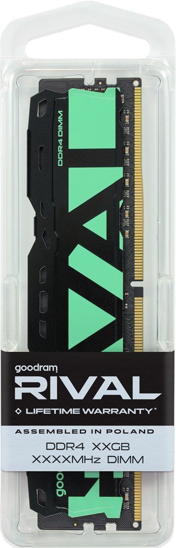 DDR4 32GB 3200MHz UDIMM goodram RIVAL Radiant Green