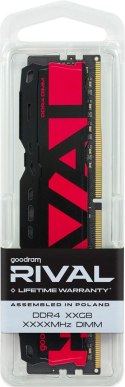 DDR4 32GB 3200MHz UDIMM goodram RIVAL Radiant Red