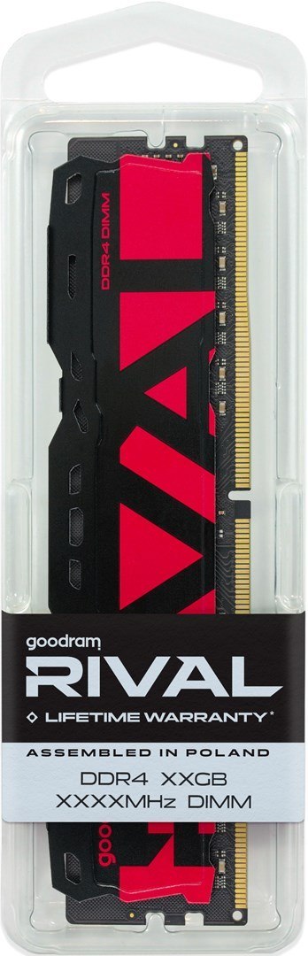 DDR4 8GB 3200MHz UDIMM goodram RIVAL Radiant Red