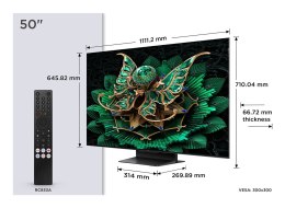 Telewizor TCL 50C7K QD-Mini LED 50