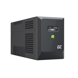 Zasilacz awaryjny UPS Greencell 1500VA 900W PowerProof z LCD display