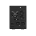 Zasilacz awaryjny UPS Greencell 1500VA 900W PowerProof z LCD display