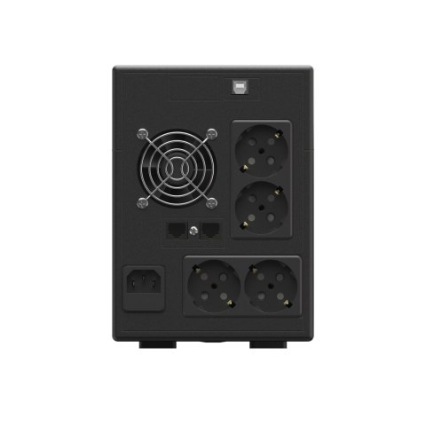 Zasilacz awaryjny UPS Greencell 1500VA 900W PowerProof z LCD display