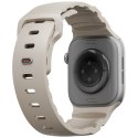 Pasek UNIQ Alton do Apple Watch 42/41/40mm Silicone piaskowy