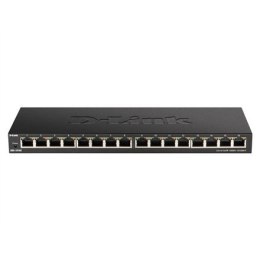 D-Link | 16-portowy gigabitowy przełącznik biurkowy | DGS-1016S | Niezarządzany | Biurkowy | Ilość portów 10/100 Mb/s (RJ-45) | 