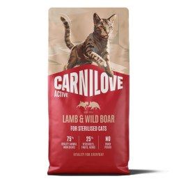 CARNILOVE ACTIVE CAT LAMB&WILDBOAR STERILISED 2kg
