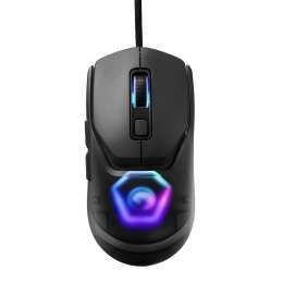 Marvo Mysz FIT LITE G1, 12000DPI, optyczna, 7kl., przewodowa USB, szara, do gry, podświetlenie RGB