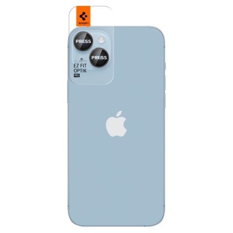 Spigen Optik.Tr Camera iPhone 14/14 Plus EZ FIT Lens 2szt./2pcs czarny/black AGL05213