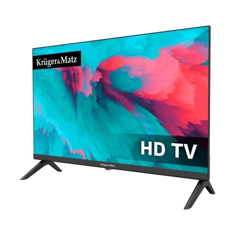 KRUGER&MATZ TELEWIZOR 24" HD 230/12V DVB-T2 H.265 HEVC KM0224-T1