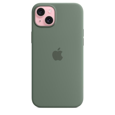 Silikonowe etui Apple z MagSafe Cypress, do iPhone 15 Plus