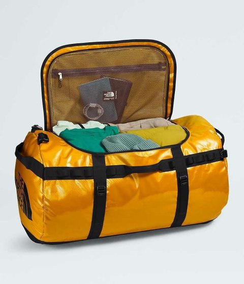 Torba podróżna The North Face Base Camp Duffel XXL - summit gold/tnf black