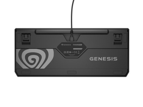 GENESIS Thor 230 TKL klawiatura Gaming USB QWERTY Czeski, Słowacki Czarny