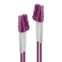 Lindy 46344 kabel InfiniBand / światłowodowy 10 m LC Różowy