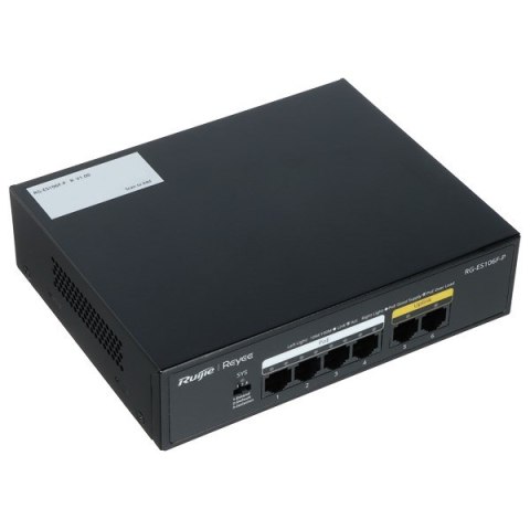 Switch PoE RG-ES106F-P 4-portowy Reyee