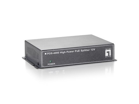 LevelOne POS-4000 - Rozgałęźnik PoE - 15,4 Watt - 1 wtyczka wyjściowa