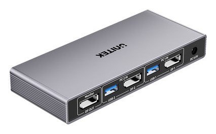 Unitek Przełącznik KVM 8K@60Hz USB 3.0 5Gbps DP
