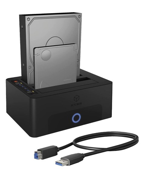 ICY BOX IB-1232CL-U3 USB 3.2 Gen 1 (3.1 Gen 1) Type-A Czarny