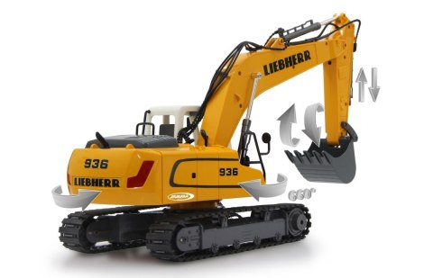 Jamara Excavadora Liebherr R936 zdalnie sterowany model Koparka Silnik elektryczny 1:20