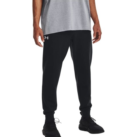 Under Armour UA Rival Fleece Męski Czarny Bawełna, Poliester