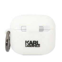 Karl Lagerfeld KLA3RUNCHH AirPods 3 cover biały/white Silicone Choupette Head 3D