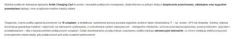 AVTEK SZAFKA DO ŁADOWANIA LAPTOPÓW CHARGING CART 16
