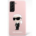 Karl Lagerfeld KLHCS23MSNIKBCP S23+ S916 hardcase różowy/pink Silicone Ikonik