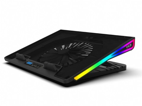Inca INC-608GMS stojak na laptop Podstawka na notebooka Czarny 43,2 cm (17")