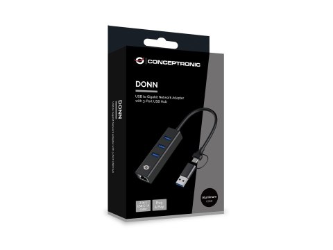 Conceptronic DONN07BA karta sieciowa Ethernet 5000 Mbit/s