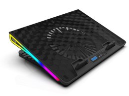 Inca INC-608GMS stojak na laptop Podstawka na notebooka Czarny 43,2 cm (17